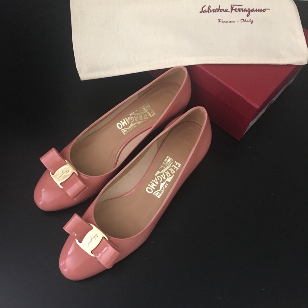 Salvatore Ferragamo Vara Patent Pump